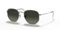 Ray-Ban RB3548N Hexagonal Collection Gunmetal / Grey Gradient Dark Grey Lens (004/71) Sunglasses - Color Image