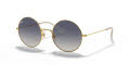 Ray-Ban RB3592 Gold / Light Brown Gradient Blue Lens (001/I9) Sunglasses - Color Image