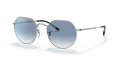 Ray-Ban RB3565 Silver / Clear Gradient Blue Lens (003/3F) Sunglasses - Color Image