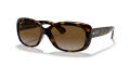 Ray-Ban RB4101 - Jackie Ohh Light Havana / Grey Gradient Brown Polar Lens (710/T5) Sunglasses - Color Image