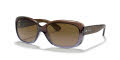 Ray-Ban RB4101 - Jackie Ohh Brown Gradient Lilac / Crystal Mg Chocolate Grad Lens (860/51) Sunglasses - Color Image