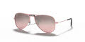 Ray-Ban Junior RJ9506S Pink / Pink Mirror Silver Gradient Lens (211/7E) Sunglasses - Color Image