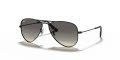 Ray-Ban Junior RJ9506S Shiny Black / Light Grey Gradient Dark Grey Lens (220/11) Sunglasses - Color Image