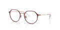 Ray-Ban Junior RY1058 Matte Bordeaux On Rose Gold (4077) Eyeglasses - Color Image