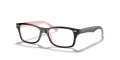 Ray-Ban Junior RY1531 Top Havana On Opal Pink (3580) Eyeglasses - Color Image