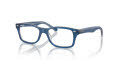 Ray-Ban Junior RY1531 Top Dark Blue & Brown & Light Grey (3959) Eyeglasses - Color Image