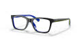 Ray-Ban Junior RY1536 Top Dark Grey On Blue (3600) Eyeglasses - Color Image