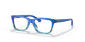 Ray-Ban Junior RY1536 Blue Striped Gradient (3731) Eyeglasses - Color Image