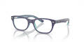 Ray-Ban Junior RB1555 Top Blue & Violet & Light Blue (3945) Eyeglasses - Color Image