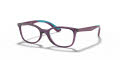 Ray-Ban Junior RY1586 Transparent Violet (3776) Eyeglasses - Color Image