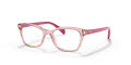 Ray-Ban Junior RY1591 Fuxia Striped Multicolor (3806) Eyeglasses - Color Image
