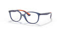 Ray-Ban Junior RB1598 Transparent Blue (3775) Eyeglasses - Color Image