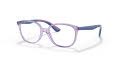 Ray-Ban Junior RB1598 Transparent Violet (3885) Eyeglasses - Color Image