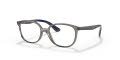 Ray-Ban Junior RY1598 Transparent Grey (3830) Eyeglasses - Color Image
