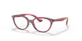Ray-Ban Junior RY1612 Transparent Pink (3777) Eyeglasses - Color Image