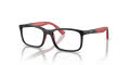 Ray-Ban Junior RY1621 Black On Red (3928) Eyeglasses - Color Image