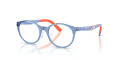 Ray-Ban Junior RB1625D Transparent Blue (7510) Eyeglasses - Color Image