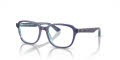 Ray-Ban Junior RB1627 Top Blue & Violet & Light Blue (3945) Eyeglasses - Color Image