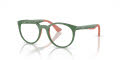 Ray-Ban Junior RY1628 Green On Pink (3952) Eyeglasses - Color Image