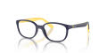 Ray-Ban Junior RY1632 Dark Blue On Yellow (3937) Eyeglasses - Color Image