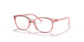 Ray-Ban Junior RY1900 Transparent Fuxia (3835) Eyeglasses - Color Image