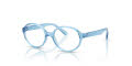 Ray-Ban Junior RB1905 Transparent-Blue (3981) Eyeglasses - Color Image
