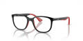 Ray-Ban Junior RY9078V Black-On-Red (3928) Eyeglasses - Color Image