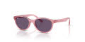Ray-Ban Junior RB9080S Transparent-Pink/Violet (71691A) Sunglasses - Color Image