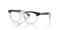 Ray-Ban Junior RB9098V Black On Transparent (3529) Eyeglasses - Color Image