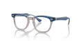 Ray-Ban Junior RY9098V Top Dark Blue & Brown & Light Grey (3959) Eyeglasses - Color Image