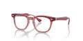 Ray-Ban Junior RY9098V Top Red & Orange & Light Purple (3960) Eyeglasses - Color Image