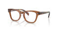 Ray-Ban RB9707V Transparent Brown (3923) Eyeglasses - Color Image