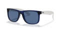 Ray-Ban RB4165 - Justin Transparent Blue / Dark Blue (651180) Sunglasses - Color Image