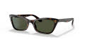 Ray-Ban RB2299 - Lady Burbank Havana / Green (902/31) Sunglasses - Color Image