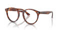 Ray-Ban RB7680V Striped Havana (2144) Eyeglasses - Color Image