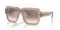 Ray-Ban RB4408 Transparent Light Brown - Silver/Brown (67278Z) Sunglasses - Color Image