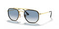 Ray-Ban RB3648M The Marshal II Arista Gold / Light Blue Gradient (91673F) Sunglasses - Color Image