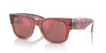 Ray-Ban RB0840SF Transparent Pink / Red (66372K) Sunglasses - Color Image