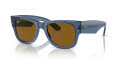 Ray-Ban RB0840S - Mega Wayfarer Transparent Blue 668073 Sunglasses - Color Image