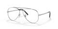 Ray-Ban RB3625V - New Aviator Optics Silver (2501) Eyeglasses - Color Image