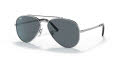 Ray-Ban RB3625 - New Aviator Silver / Blue (003/R5) Sunglasses - Color Image