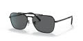 Ray-Ban RB3636 - New Caravan Black / Dark Grey Lens (002/B1) Sunglasses - Color Image