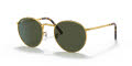 Ray-Ban RB3637 - New Round Legend Gold / Green Lens (919631) Sunglasses - Color Image