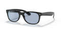 Ray-Ban RB2132F - New Wayfarer Alternate Fit Black / Blue Gray Lens (601/64) Sunglasses - Color Image