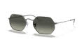 Ray-Ban RB3556N Octagonal Classic Gunmetal / Grey Gradient Dark Grey Lens (004/71) Sunglasses - Color Image