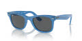 Ray-Ban RB2140 - Original Wayfarer Photo Striped Blue / Dark Grey (1409B1) Sunglasses - Color Image
