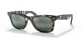 Ray-Ban RB2140 - Original Wayfarer Grey Havana / Polarized Clear Gradient Dark Blue Lens (1333G6) Sunglasses - Color Image