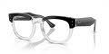 Ray-Ban RB0298V Black On Transparent (2034) Eyeglasses - Color Image