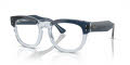Ray-Ban RB0298VF Blue On Transparent Blue (8324) Eyeglasses - Color Image