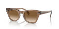 Ray-Ban RB0707S Transparent Light Brown / Brown (664051) Sunglasses - Color Image
